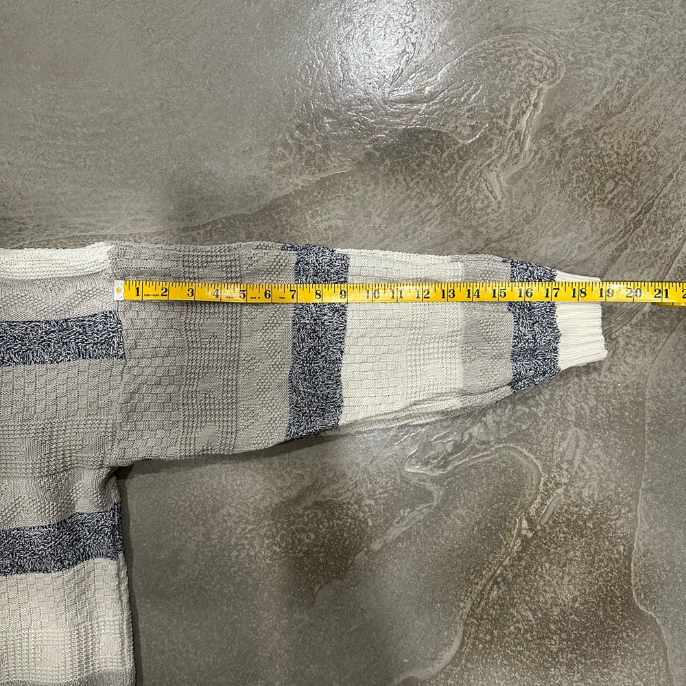 Vintage Grandpa striped Crew Neck Sweater - Picture 7 of 7